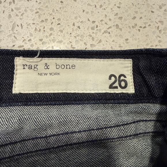 Rag & Bone Dre Low Rise Slim Boyfriend Jean Dark Wash 26 Premium Stretch Quality - Picture 5 of 10